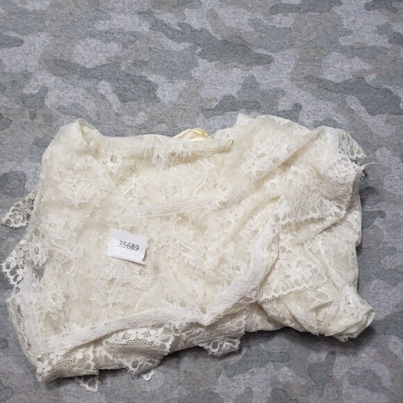 Vintage Gunne Sax Dress Womens Small White Half Sleeve - Picture 10 of 10